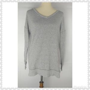 Aerie Pullover Top M Gray